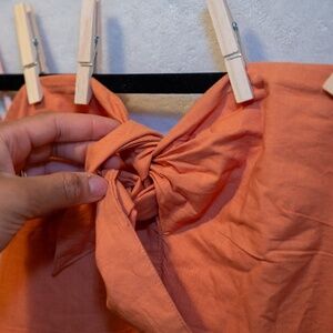 Quaint Orange Dress